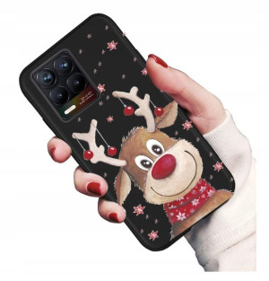 Etui case na Święta na prezent do Realme 8i Wzory