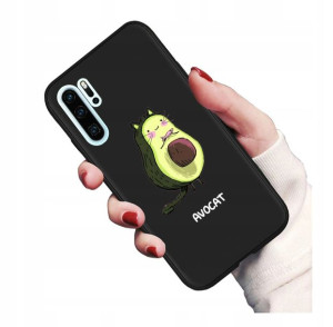 Etui czarne Case Mat Black do Huawei P30 Pro Wzory