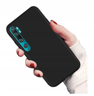 Etui Sylikon czarne matowe do Xiaomi Mi Note 10