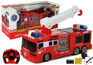 Wóz Strażacki Zdalnie Sterowany Straż Pożarna R/C 28cm
