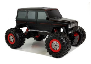 Auto Terenowe Ziemnowodne 4x4 Zdalnie Sterowane 1:12 R/C Czarne