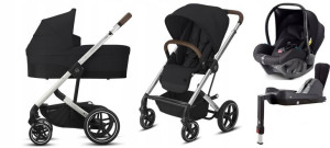 Cybex 4w1 Balios Lux Slv Deep Black Avionaut Pixel