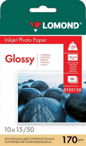 Lomond Papier Fotograficzny 10x15 Błysk 170g 50ark