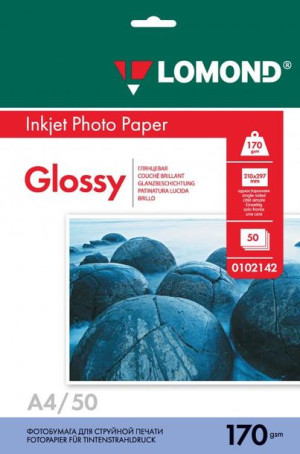 Lomond Papier Fotograficzny A4 Błysk 170g 50 Szt