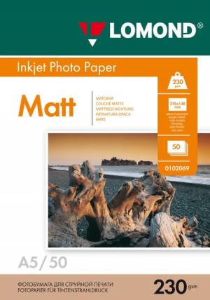 Lomond Papier Fotograficzny A5 Matowy 230g 50 Szt
