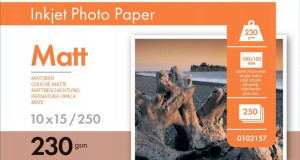 Papier 10x15 Fotograficzny Matowy 230g 250 Szt