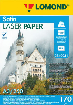Papier Do Laserowki A3 Satyna 170g Dwustronny 250