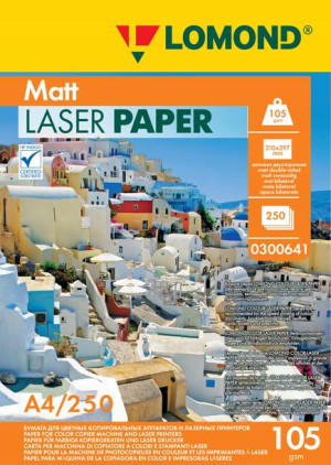 Papier Foto A4 Matowy 105g Dwustronny 250szt Laser