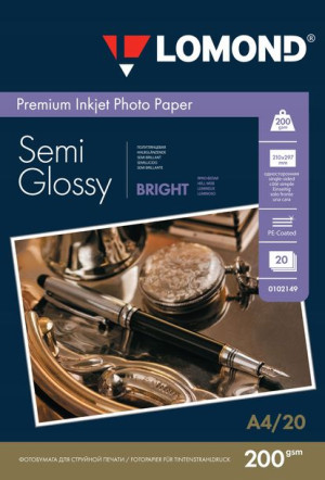 Papier Fotograficzny A4 Półbłysk 200g 20 Arkusz