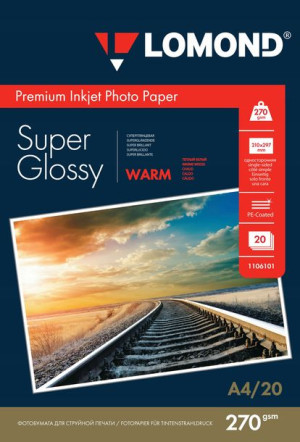Papier Fotograficzny A4 Super Błysk 270g 20szt