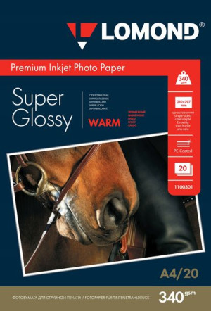 Papier Fotograficzny A4 Super Błysk 340g 20szt