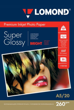 Papier Fotograficzny A5 Super Błysk 260g 20 Szt