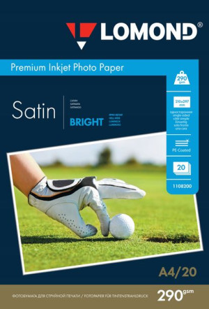 Papier Fotograficzny Satin A4 Satynowy 290g 20szt