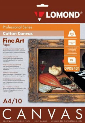 Canvas Białe Płótno A4 340g Drukarki Atramentowe