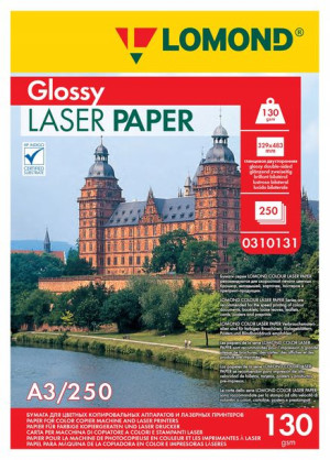 Papier Foto A3 Błysk 130g Laserowy Dwustronny 250