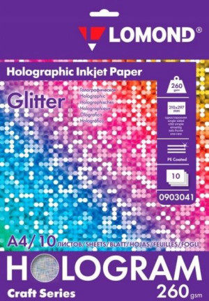 Papier Holograficzny Glitter Brokatowy A4 10szt