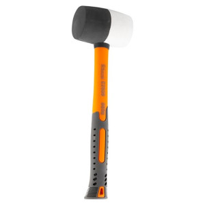 Młotek Gumowy Richmann Exclusive Trzonek Fiberglass, Biało - Czarny 1100g