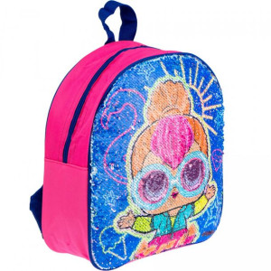 Plecak przedszkolny L.O.L. SURPRISE z cekinami 30x26x10cm