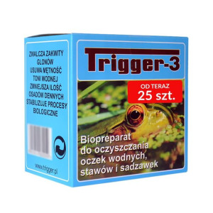 Trigger-3 25 szt. bakterie do cozek wodnych