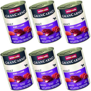 ANIMONDA GranCarno Wołowina Z Jagnięciną 6x400g