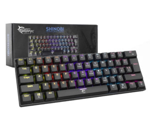 WhiteShark Klawiatura gamingowa SHINOBI czarna BS