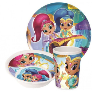 Zestaw obiadowy Shimmer i Shine