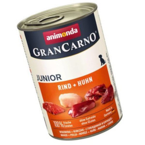 ANIMONDA GranCarno Junior Wołowina Kurczak 400g