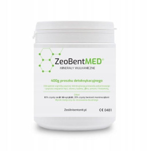 Zeobent MED Zeolit Detoks Wątroby w proszku 400 g