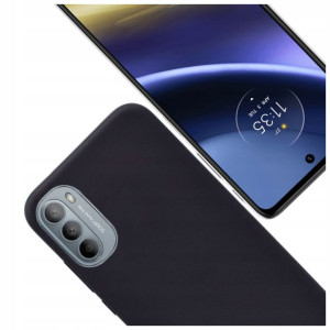 Etui silikon czarny case do Motorola Moto G71 5G