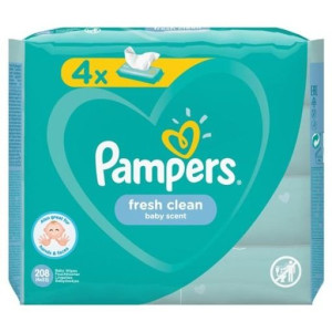 PAMPERS Chusteczki Fresh Clean 4x52 szt.