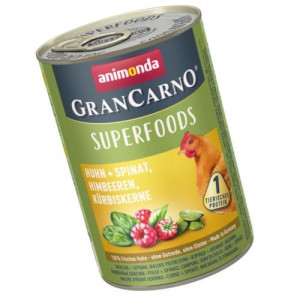 Animonda GranCarno Superfoods z Kurczakiem i Szpinakiem 400g