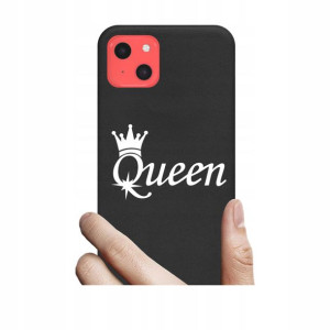 Etui czarne Matowe do Apple Iphone 14 Max wzory