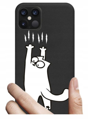 Etui czarne matt do Apple Iphone 14 Pro Max wzory