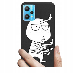 Etui czarne mat Black do Realme 9 Pro / 9 5G wzory