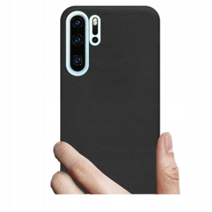 Etui matowe czarne Matt Black do Huawei P30 Pro