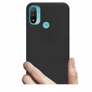 Etui matowe czarne case Matt Black do Motorola E20
