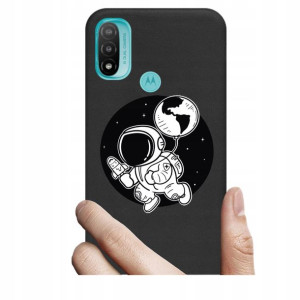 Etui case Black matt do Motorola Moto E20 wzory