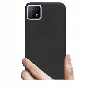 Etui matowe czarne case Matt Black do Oppo A53 5G