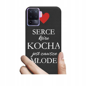 Etui case Black do Oppo Reno 5 Lite Nadruki wzory