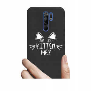 Etui czarne black matt do Xiaomi Redmi 9 wzory