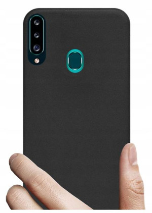 Etui case czarne matowe Matt Back do Samsung A20s