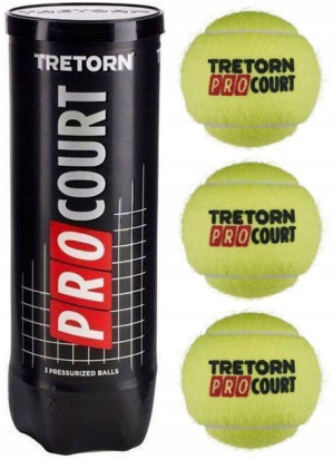 Piłki do tenisa ziemnego TRETORN Pro Court x3