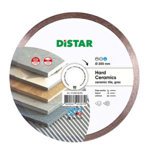 Tarcza Diamentowa Distar Hard Ceramics Ciągła 200mm X 1,6mm X 25,4mm
