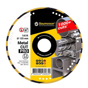 Tarcza Diamentowa Do Cięcia Metalu Distar Baumesser Metal-cut 125mmx22,2mm