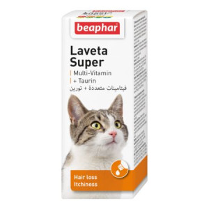 Beaphar Laveta Super Przeciw Nadmiernemu Wypadaniu Sierści u Kotów 50 ml