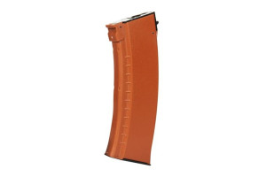Magazynek hi-cap 500 kulek do replik typu AK74 - Pomarańczowy