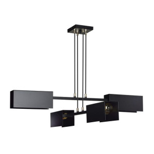 Lampa Wisząca Emibig 4Xe27 60W Tolos 4 Black 633/4