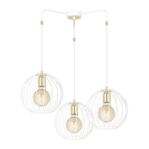 Lampa Wisząca Emibig 3Xe27 60W Albio 3 White 145/3