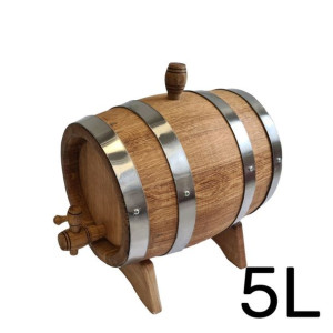 Beczka drewniana dębowa 5l