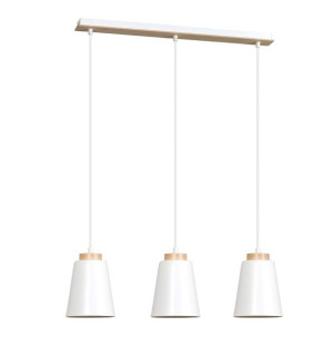 Lampa Wisząca Emibig 3Xe27 60W Bolero 3 White 443/3